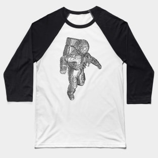 Astronaut voxel Baseball T-Shirt